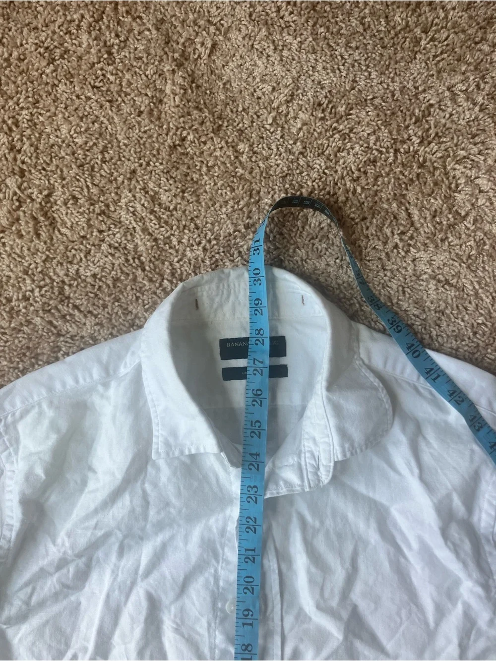 Banana Republic white linen